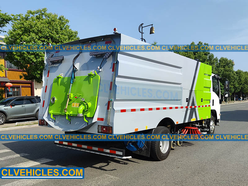 camion balayeuse à haute pression