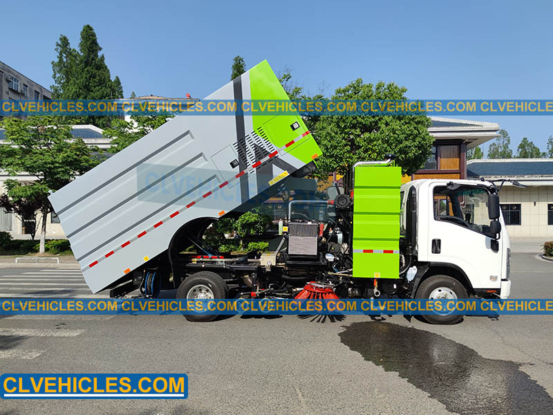 camion balayeuse de rue