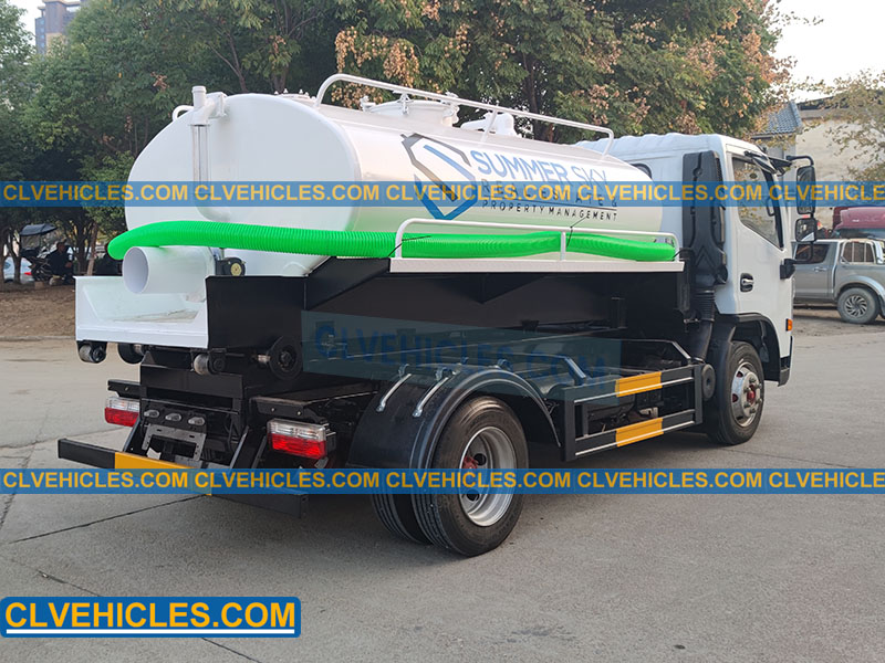 sewer cleaning truck