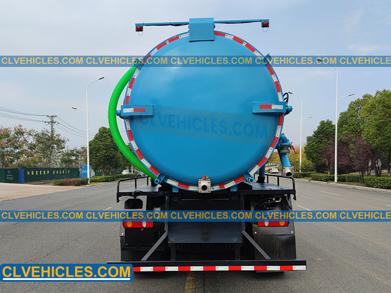 high pressure sewer cleaning truck