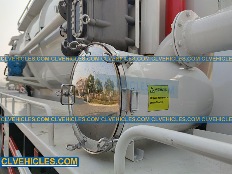 ISUZU sewage suction truck