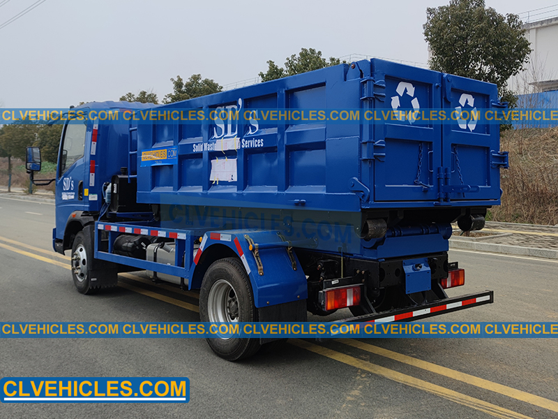 Unloading Garbage Truck