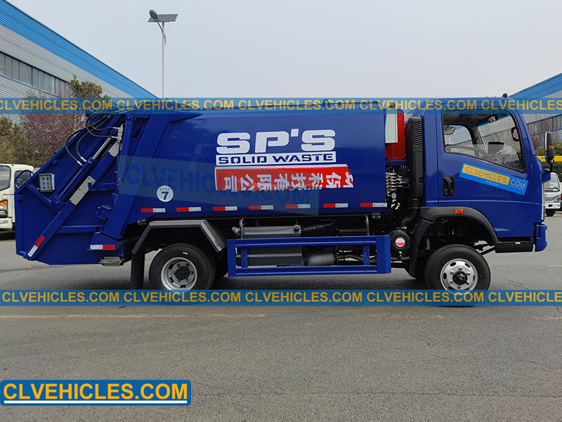 AWD 5CBM garbage Truck