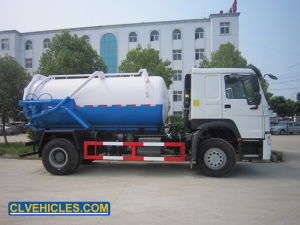camion de traitement des eaux usées