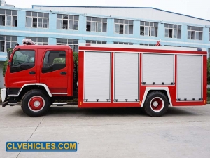 camion avec équipement de lutte contre l'incendie