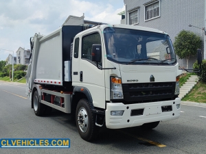 camion à ordures compacteur