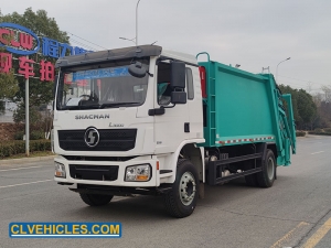 Camion à ordures compacteur