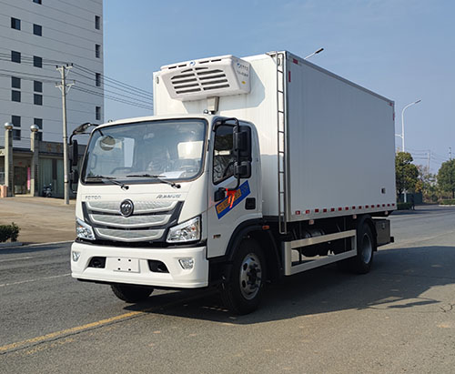 Une unité de camion frigorifique FOTON expédiée en Côte d'Ivoire