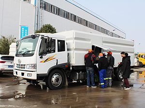 formation usine-clients de l'afrique du sud formation à l'opération de camion balayeuse