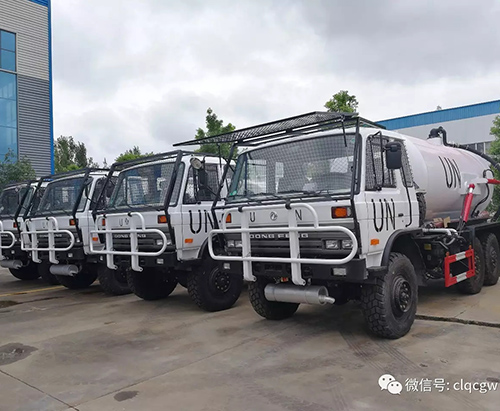 Une commande de 4 véhicules des Nations Unies prête pour le port de Shanghai