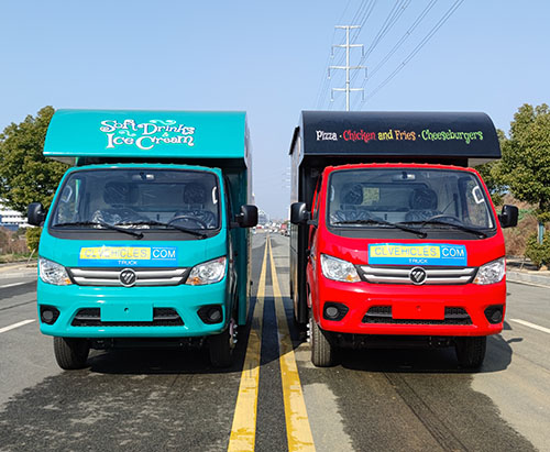 Deux unités de food trucks FOTON sont expédiées aux îles Turques-et-Caïques.