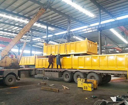 Superstructure de 80 unités d'un camion à benne à ordures expédier au Bangladesh