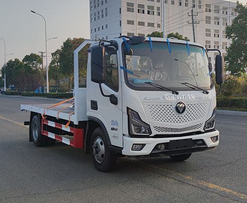 Une unité de camion cargo électrique à plat FOTON de 4 tonnes à destination d'Aruba